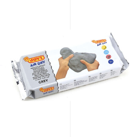 Jovi Natural Air Dry Clay 500g Grey / 85G معجون اشغال رمادي