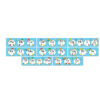 Funky Frogs Alphabet / Mini Bulletin Board Set 8pcs / CD-110264 كادر لوح