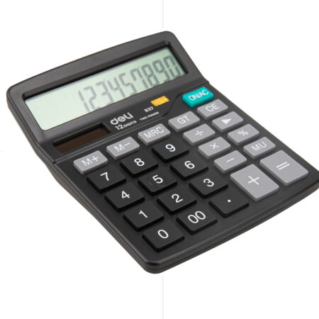 Deli Calculator 837 / 0-00 / 12 digits الة حاسبة