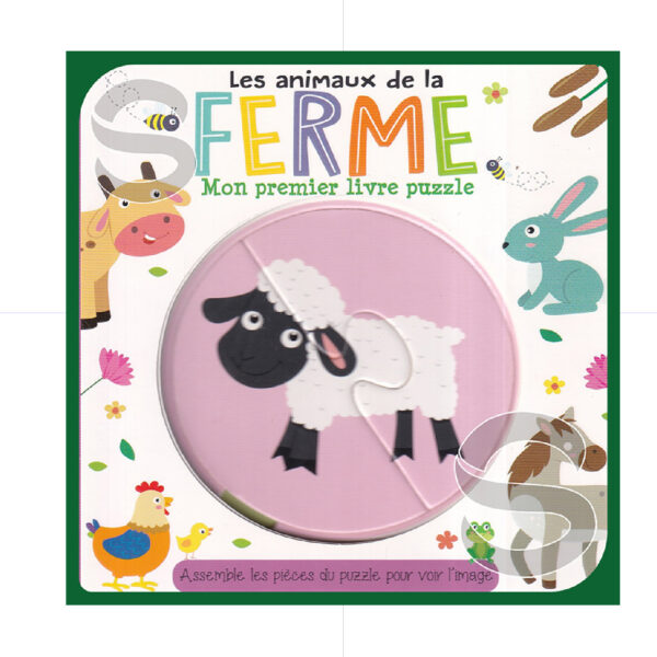 les animaux de la ferme - Mon Premier Livre Puzzle