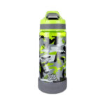 Cool Gear Plastic Tritan Water Bottle Sprout Graphics With Straw 473ml Green / 5414 مطرة