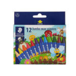 Staedtler Wax Crayons 12 Colors JUMBO / 2290NC12 تلوين شمع عريض