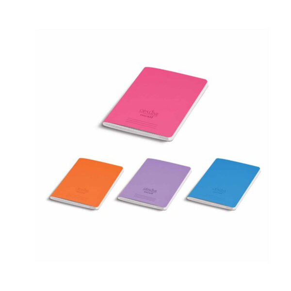 OPALINE Plastic University Notebook A4 Stitched Square 96sh 70g / BF-40796 دفتر شك جامعي