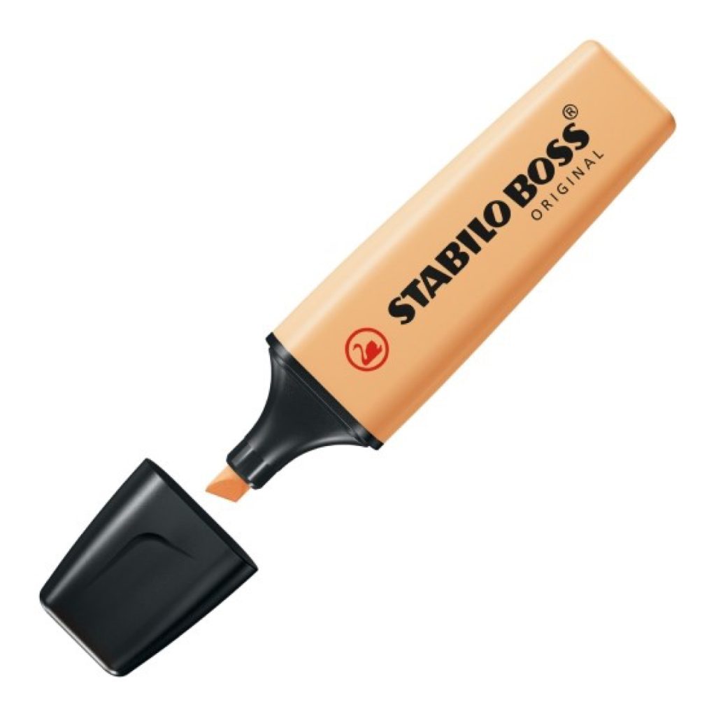 Stabilo Boss Original Highlighter 70/125 Pastel Pale Orange قلم فوسفوري