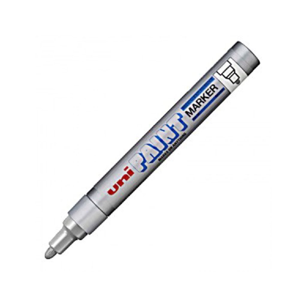 UNI Paint Marker PX-20 / 2.8mm - Silver قلم بويا فضي