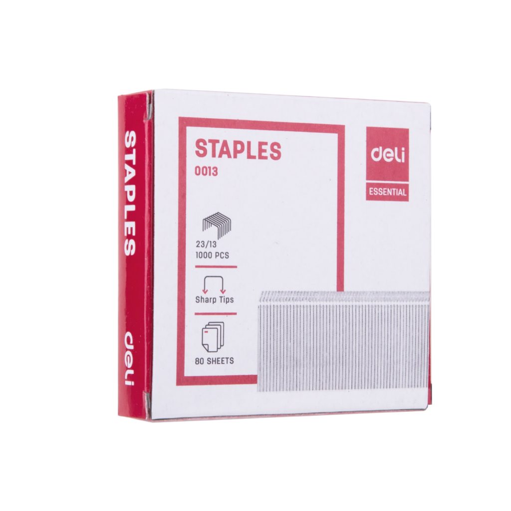 Deli Staples 23/13 For 80sh 1000pcs / 0013 خرطوش مكبس