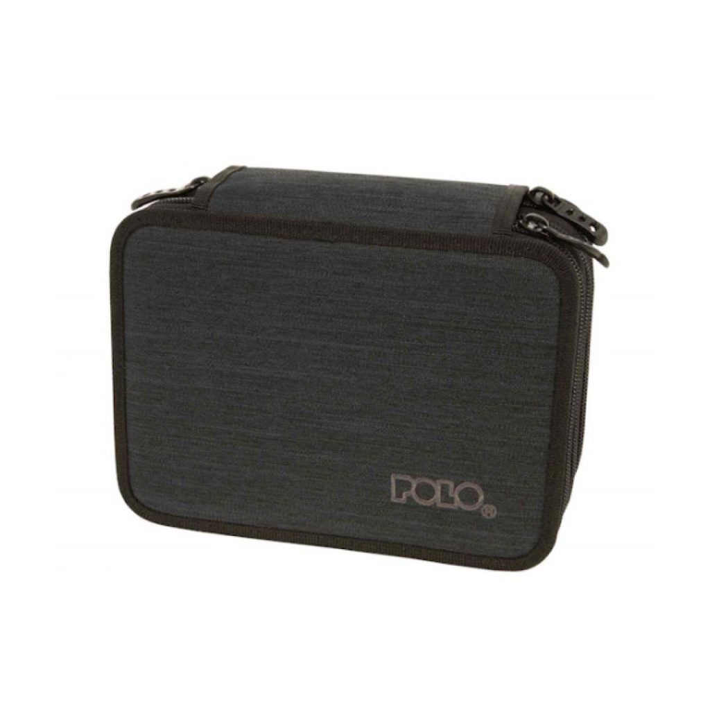 POLO 2024 Pencil Case Solido Flat 3Zip. Night Blue / 937279 5001 مقلمة مسطحة