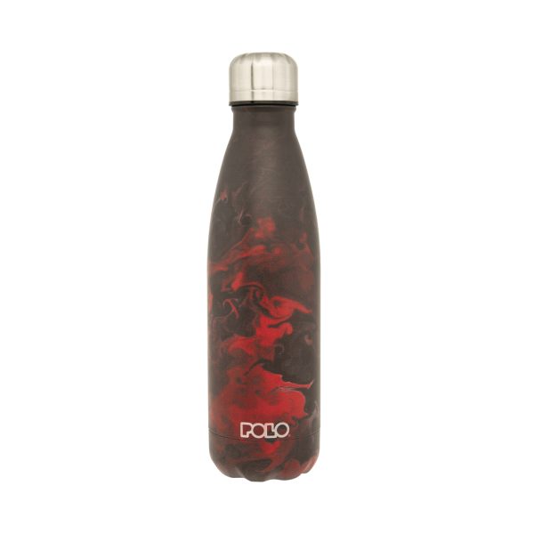 POLO 2024 Stainless Steel Thermos Bottle 500ml Craft Black/Red / 949004 8259