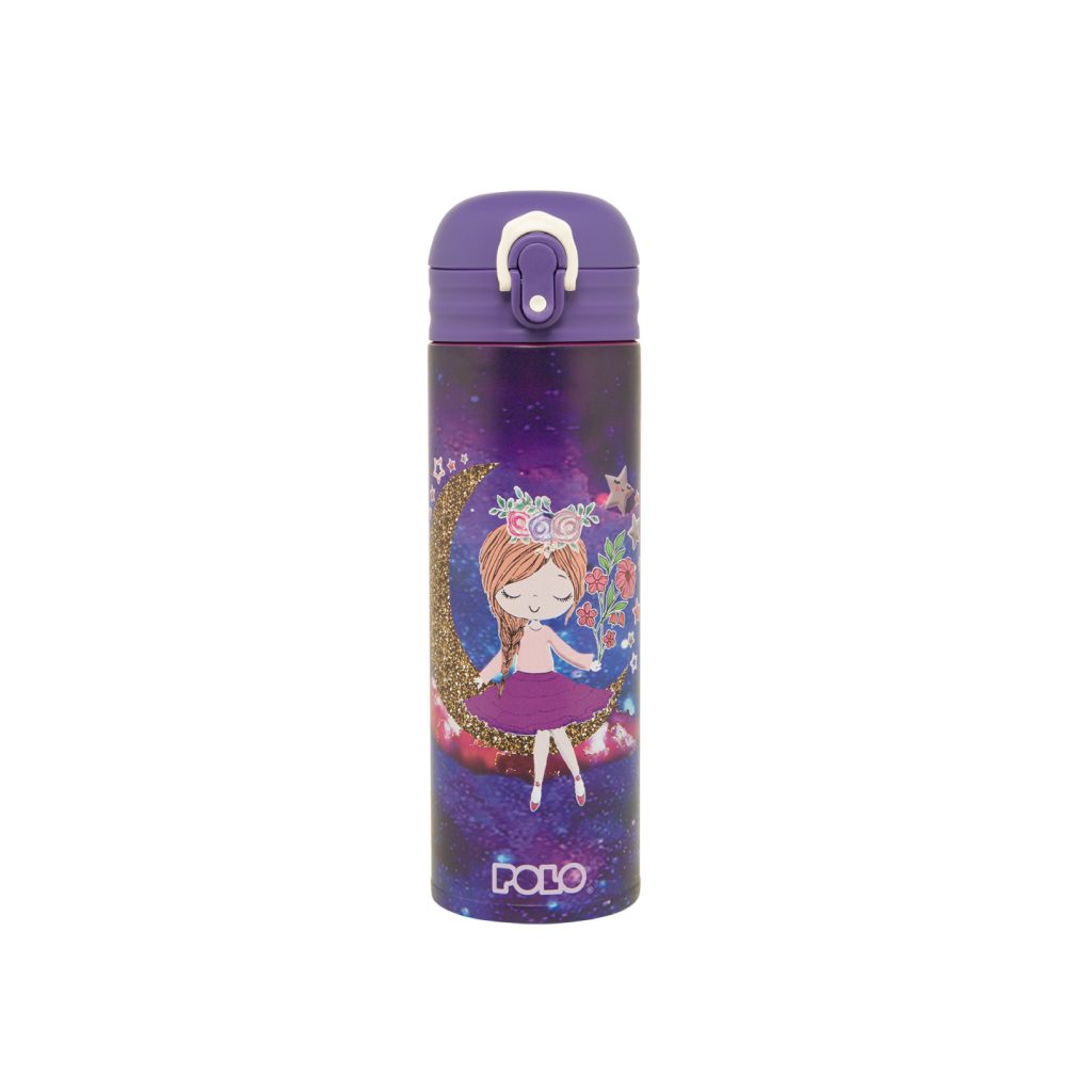 POLO 2024 Stainless Steel Junior Thermos Bottle 500ml With Straw Moon Girl / 949005 8276