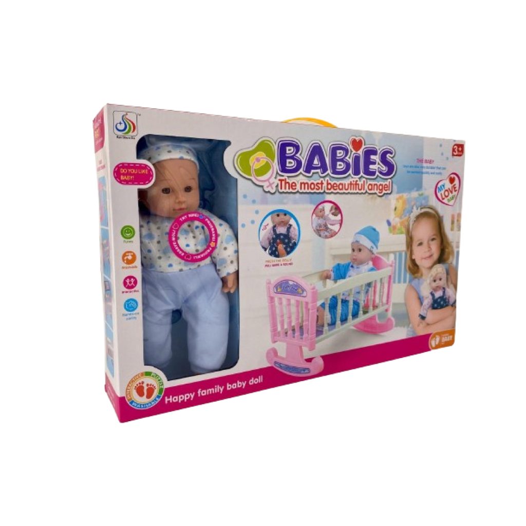 TOYS / Babies Baby With Bed 3+ / XK008-2H ولد مع سرير