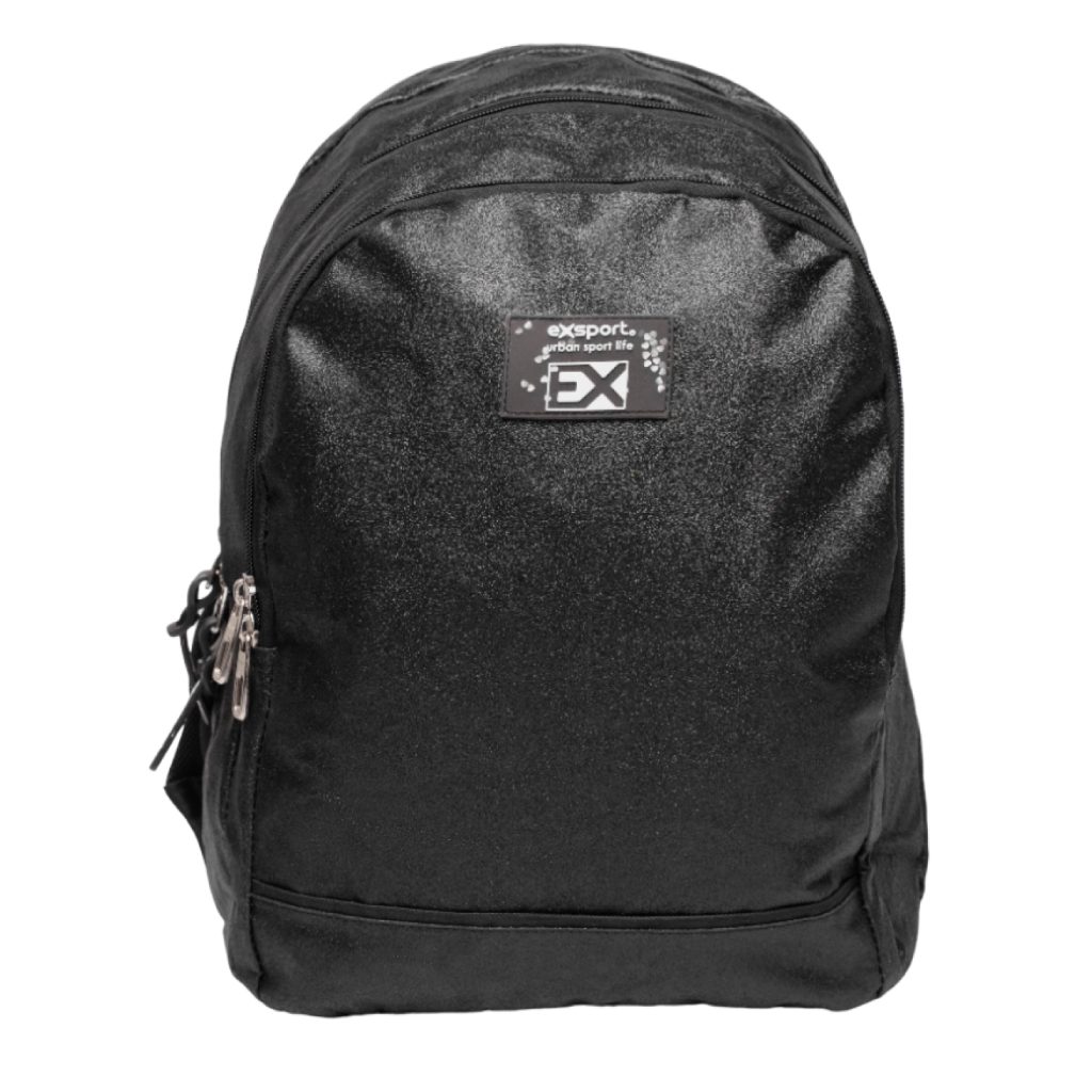 EXSPORT Backpack Glitter Large BK+PU / 2425801