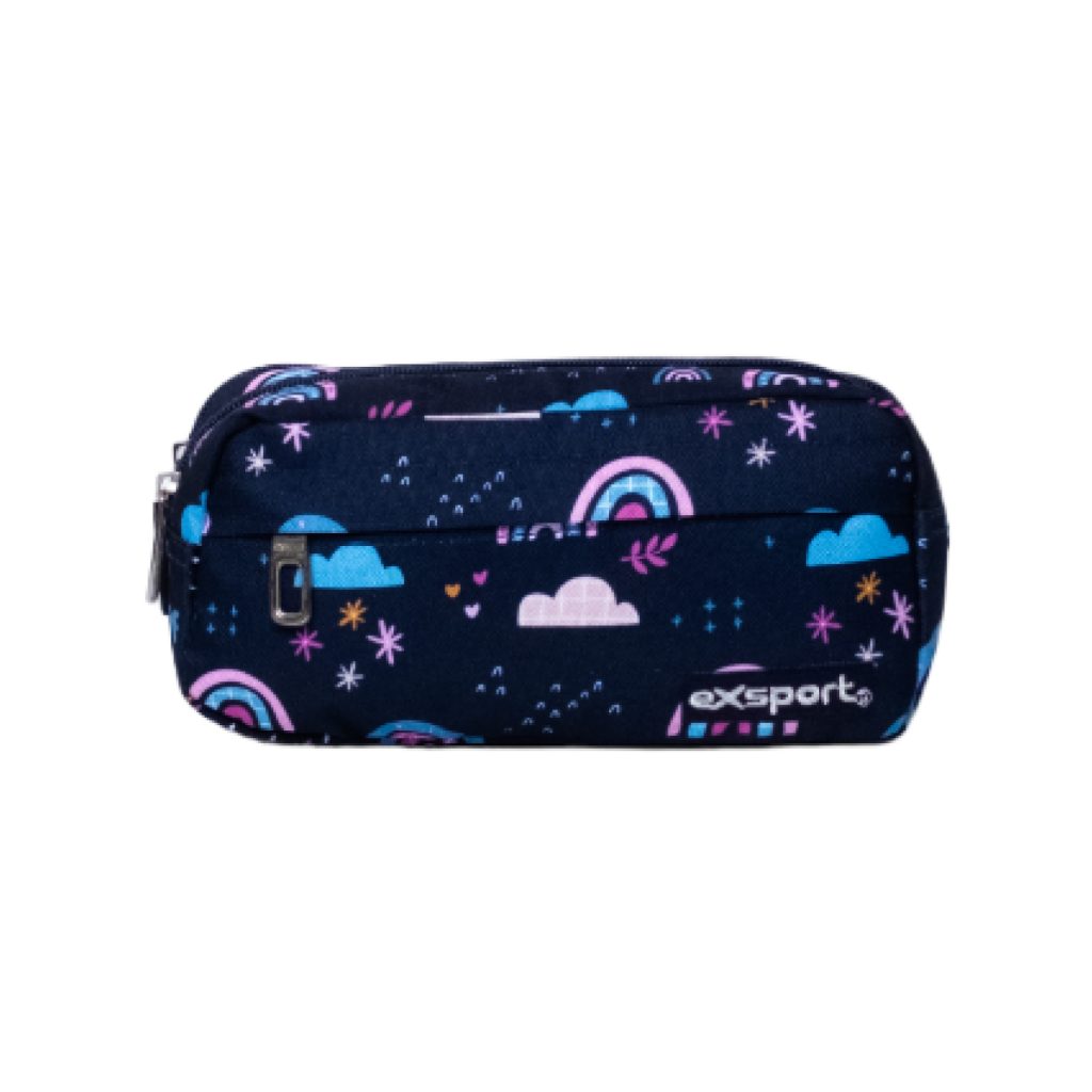 EXSPORT Pencil Case Printed1 2 Comp. + Front Zipper / 2425906