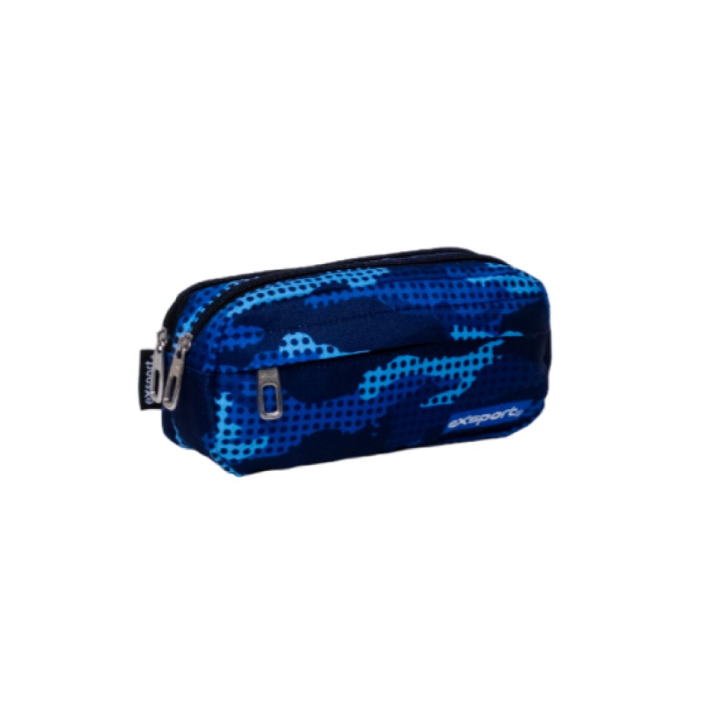 EXSPORT Pencil Case Printed1 2 Comp. + Front Zipper / 2425906