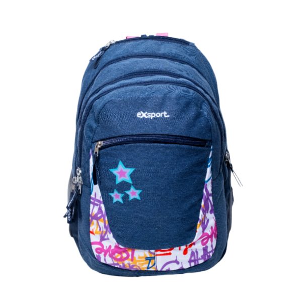 EXSPORT Backpack Jeans Multiple Comp. / 2425251