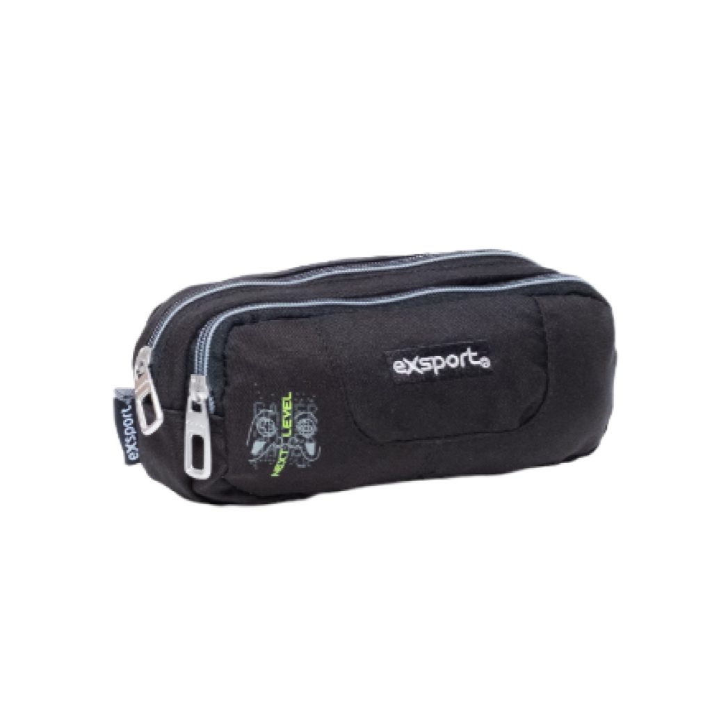 EXSPORT Pencil Case Slogan Boys 2 Comp. / 2425103