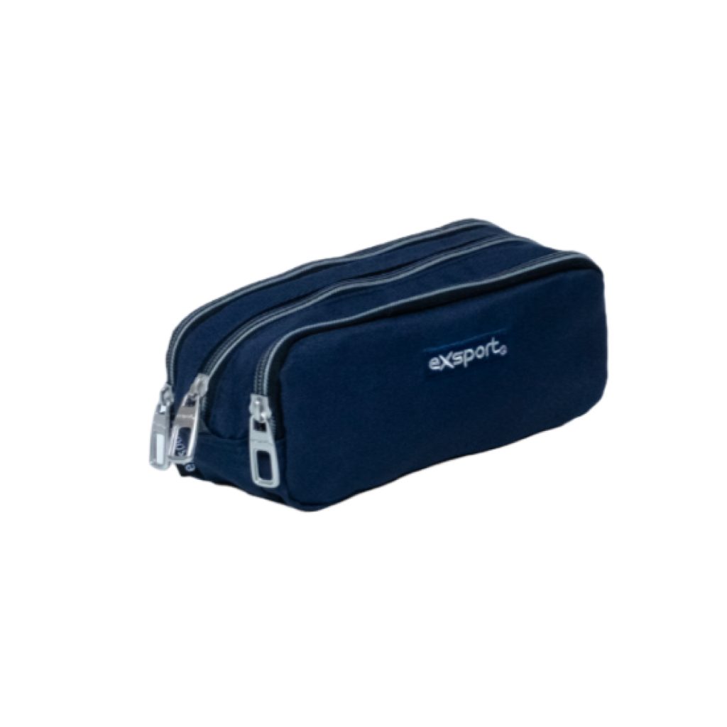 EXSPORT Pencil Case Plain 3 Comp. / 2425511