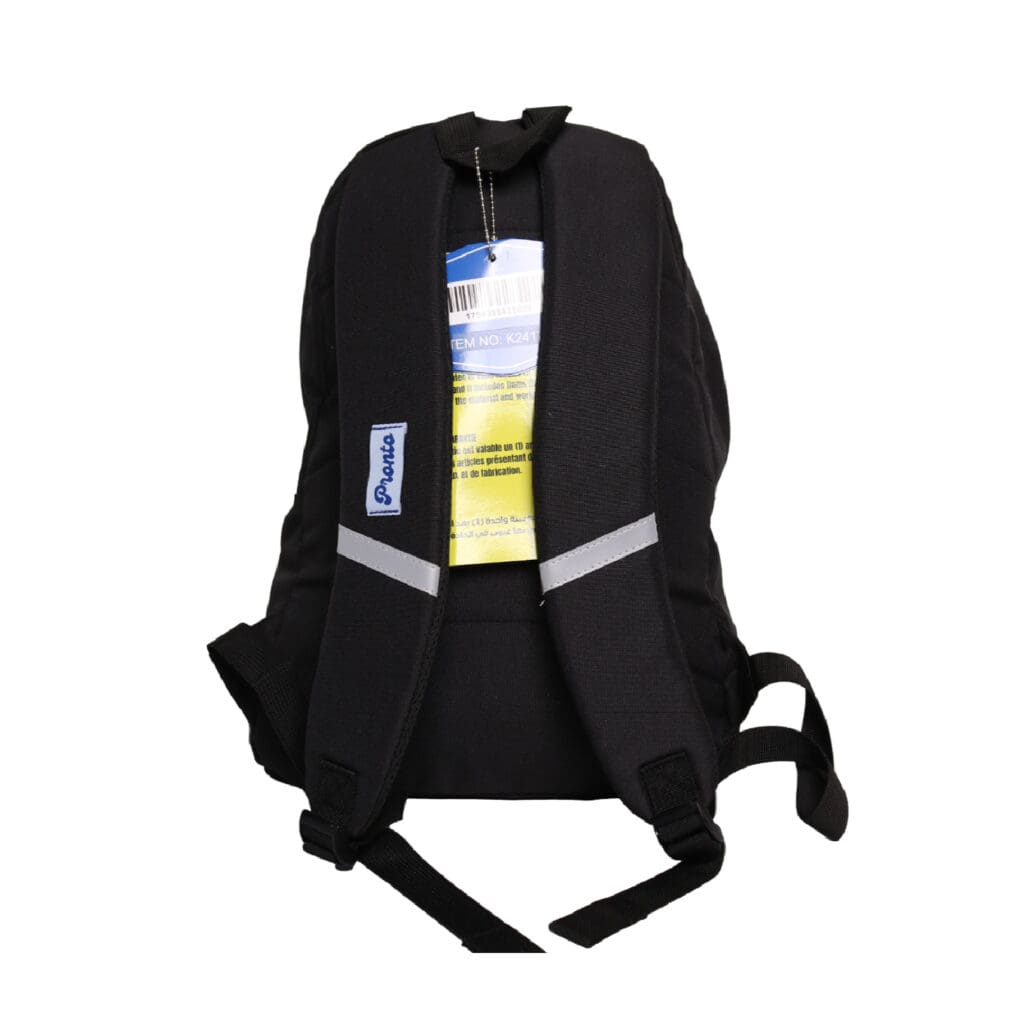 Pronto 2024 Backpack 17 Uni 1 Comp. / K2417PL شنطة سادة سحاب ابيض
