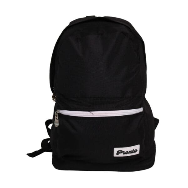 Pronto 2024 Backpack 17 Uni 1 Comp. / K2417PL شنطة سادة سحاب ابيض