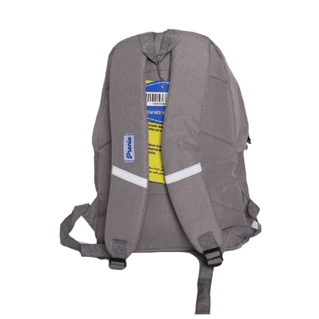 Pronto 2024 Backpack 17" Uni 1 Comp. / K2417PL شنطة سادة سحاب ابيض