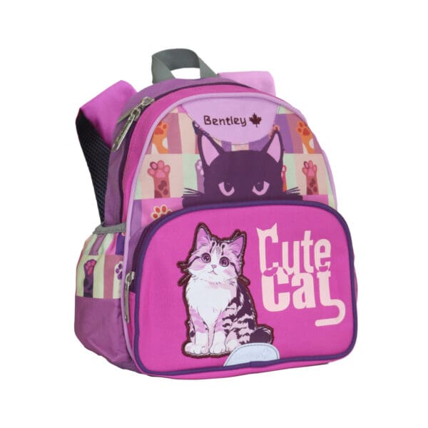 Bentley 2024 Backpack Kids 30cm 1Comp.+1 Cute Cat / 2219