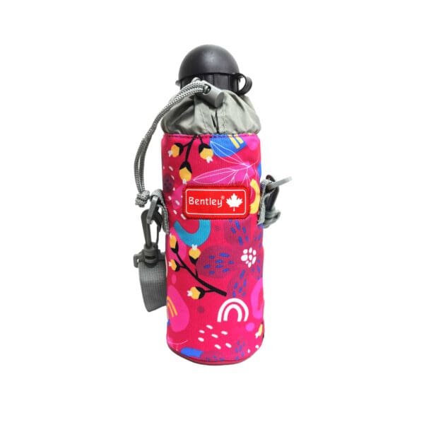 Bentley 2024 Water Bottle With Case Flowers Leaves Pink / 2322