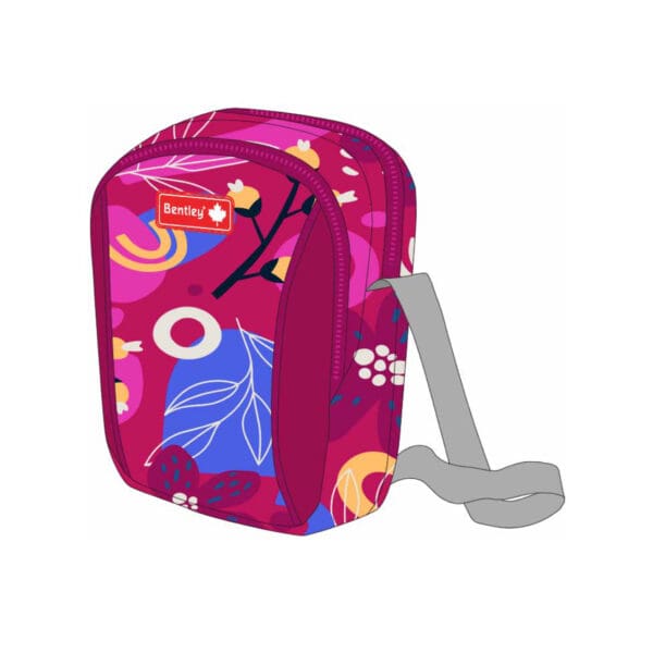 Bentley 2024 Lunch Bag 2Comp. Flowers Leaves Pink / 2324