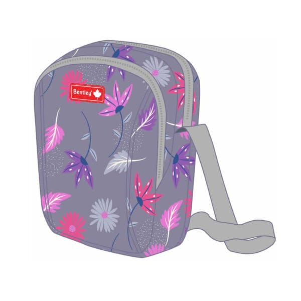 Bentley 2024 Lunch Bag 2Comp. Flowers Leaves Grey / 2336