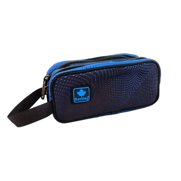 Bentley 2024 Pencil Case 2Comp. Dots Black/Blue / 2359