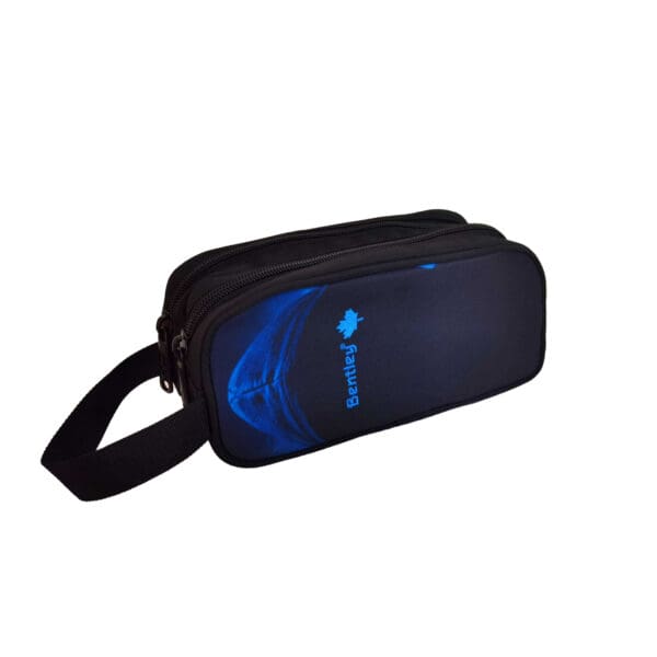 Bentley 2024 Pencil Case 2Comp. Black/Blue / 2374