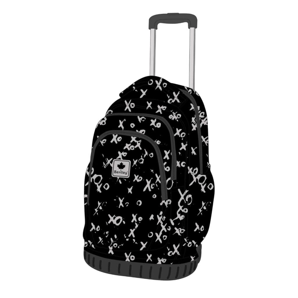 Bentley 2024 Trolley School Backpack XO Black/Grey / 2379