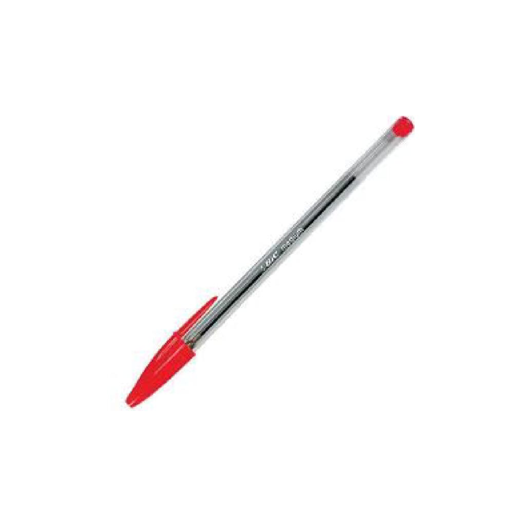 BIC Cristal Ball Pen Red / ORIGINAL قلم حبر أحمر