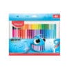 Maped Fibre Tip Pens Feutre 48 Colors Ocean Zipper Case / 845726 تلوين فاتر