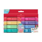 Faber Castell Highlighter 46 Pastel (Set 8 Colors) / 254626 قلم تمييز