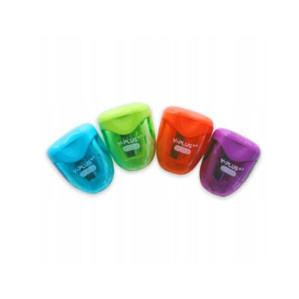 Y-PLUS Polka Sharpener 1 Hole With Canister / SX140100 مبراة