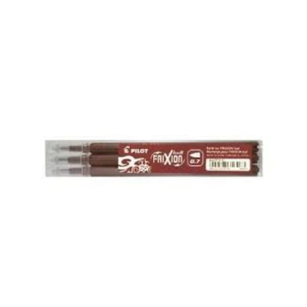 PILOT Refill For Frixion 0.7 BROWN / Set Of 3 / BLS-FR7 خرطوش