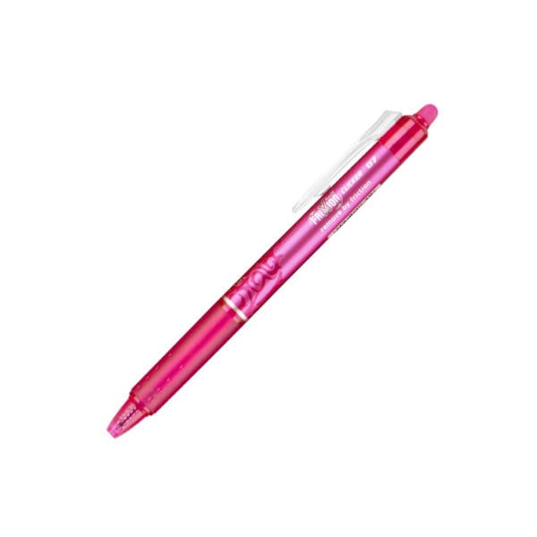 PILOT Frixion CLICKER Erasable Ball Pen 0.7 PINK / BLRT-FR7 قلم قابل للمحو