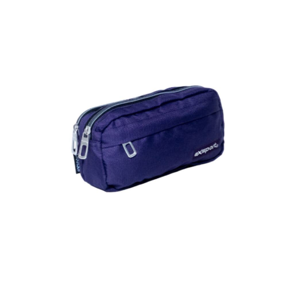 EXSPORT Pencil Case Plain 2 Comp. + Pocket / 2425510