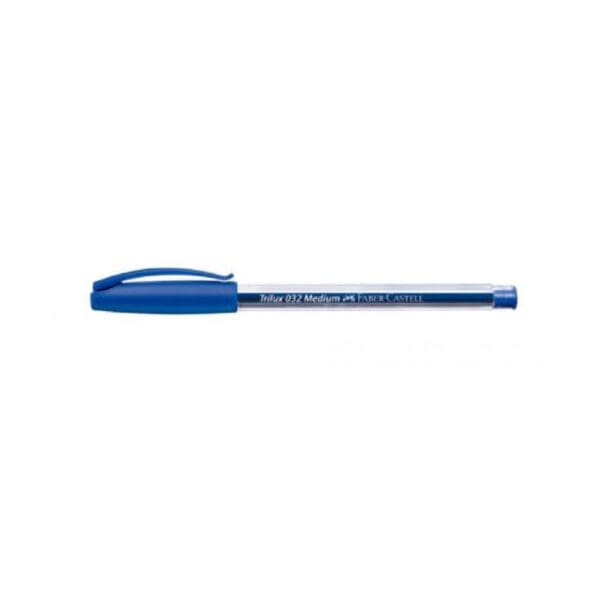 Faber Castell Trilux 032 M Ball Pen 1.0 Blue / 343250 قلم حبر ازرق