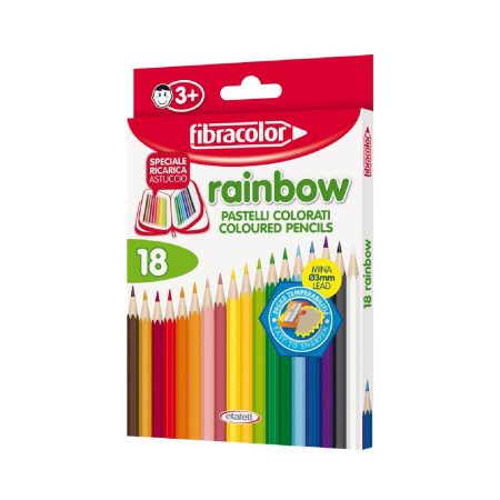 Fibracolor Coloring Pencils 18 Colors / 10029MC018SE تلوين خشب