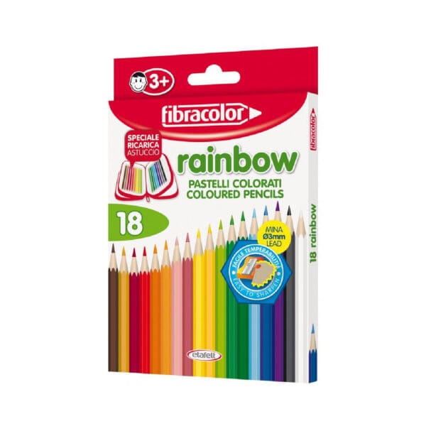 Fibracolor Coloring Pencils 18 Colors / 10029MC018SE تلوين خشب