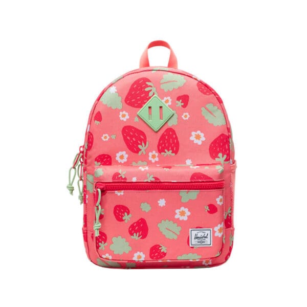 HERSCHEL Backpack / Heritage Kids / Shell Pink Strawberries / 11387-06175-OS