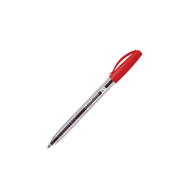 Faber Castell Smokey 1423 Ball Pen 0.7 RED / 242320 قلم حبر احمر