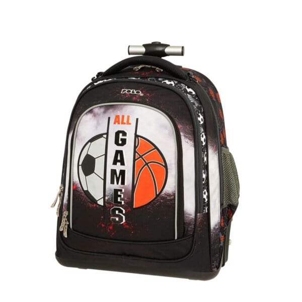 POLO 2024 Trolley School Backpack Rolling All Games / 901016 8277