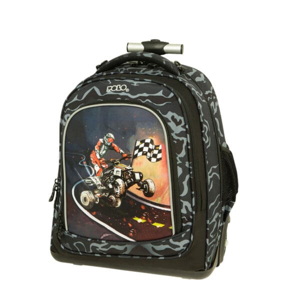 POLO 2024 Trolley School Backpack Rolling Quad Bike / 901016 8278