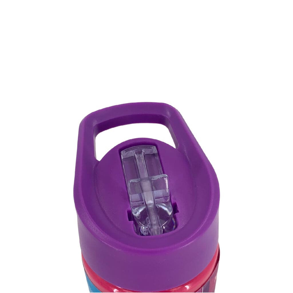 Smash Plastic Water Bottle Colour Change With Starw 700ml Pink / 13353 مطرة