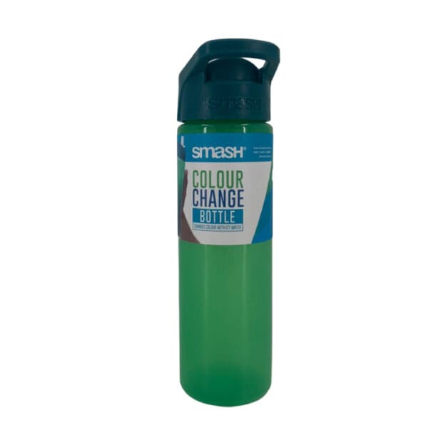 Smash Plastic Water Bottle Colour Change With Starw 700ml Green / 13354 مطرة
