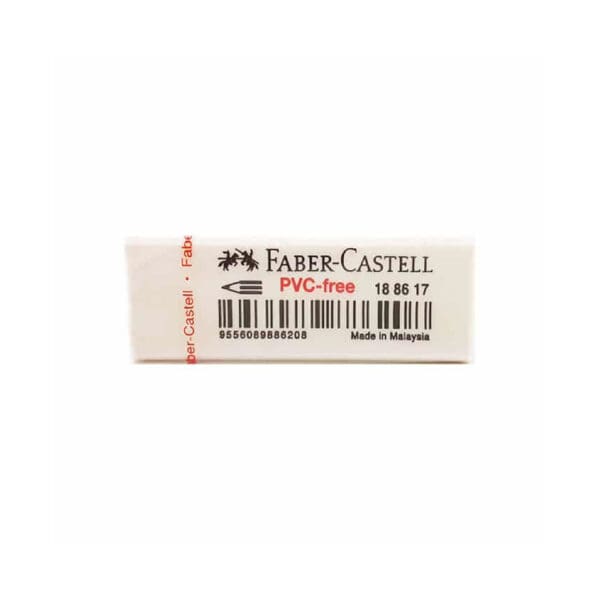 Faber Castell Eraser Transp. Cov. Large 20/Pack / 188620 - 188617 ممحاة غلاف شفاف