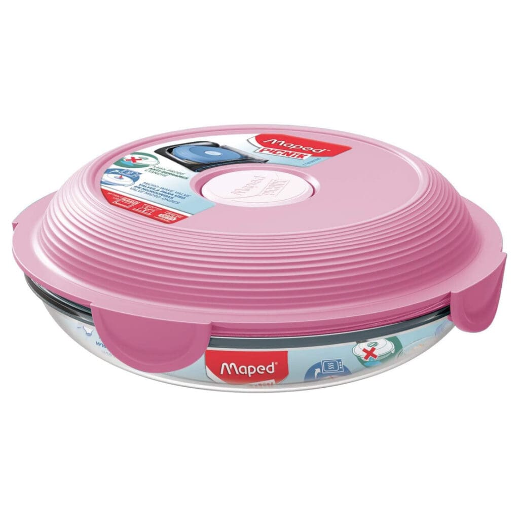 Maped Picnik Lunch Box Glass 700ml Round Pink / 870601