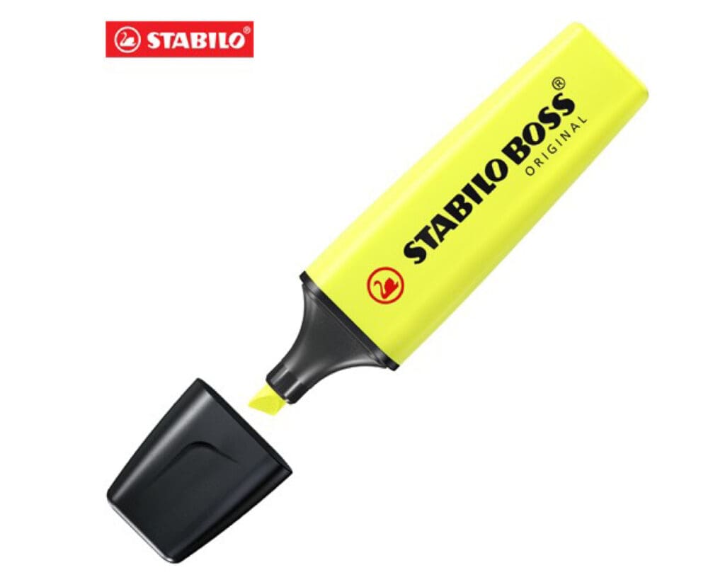 Stabilo Boss Original Highlighter 70/24 Yellow قلم تمييز