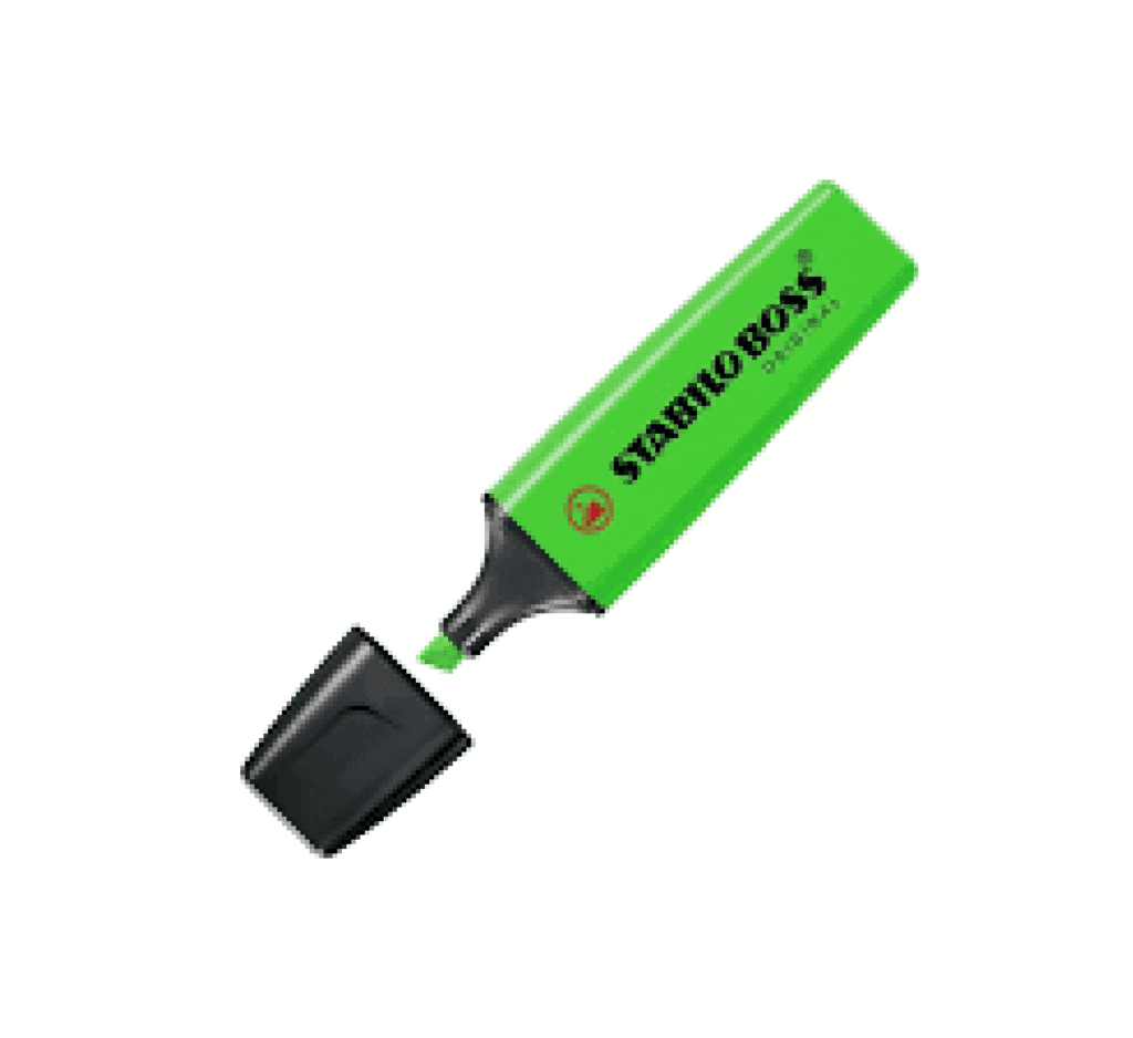 Stabilo Boss Original Highlighter 70/33 Green قلم تمييز